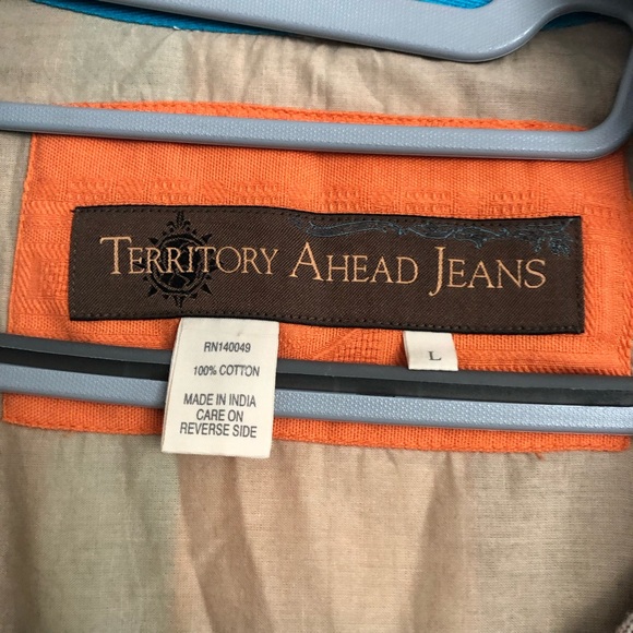 Vintage Territory Ahead Jeans Women’s Zip up Sweater - Picture 6 of 6